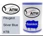 Preview: Peugeot, Silver Blue, KTB: 500ml Lackdose, von ATW Autoteile West.